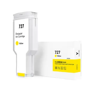 Tanque de tinta 727 Color Premium Compatible con <span class=keywords><strong>HP</strong></span> DesignJet T920 T1530 T1500 T2500 T2530 Impresora Genérico HP727 Cartucho de tinta - Product Image 5