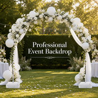 Support d'arche de table DIY avec pince pour cadre d'arche de table, idéal pour la décoration florale et les ballons lors de mariages, anniversaires, dîners et événements.