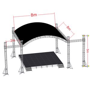 Hoge Kwaliteit Outdoor Truss Aluminium Truss Frame Voor Podium Truss Systeem Concert - Product Image 5