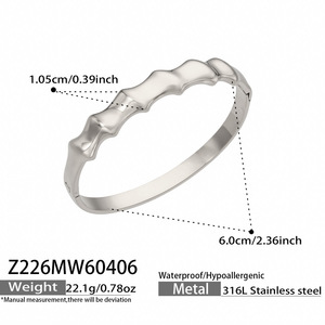 <span class=keywords><strong>Pulsera</strong></span> <span class=keywords><strong>de</strong></span> Lujo <span class=keywords><strong>para</strong></span> Mujer <span class=keywords><strong>de</strong></span> Acero Inoxidable 316, Diseño <span class=keywords><strong>de</strong></span> Nariz <span class=keywords><strong>de</strong></span> Cerdo <span class=keywords><strong>de</strong></span> Bambú, Chapado en <span class=keywords><strong>Oro</strong></span> <span class=keywords><strong>de</strong></span> 18K, Joyería <span class=keywords><strong>de</strong></span> Moda Vintage, Directo <span class=keywords><strong>de</strong></span> Fábrica - Product Image 4