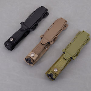 एब्स फिक्स्ड ब्लेड चाकू बाहरी उत्तरजीविता शिकार एडीसी उपकरण सीधे सामरिक चाकू - Product Image 5