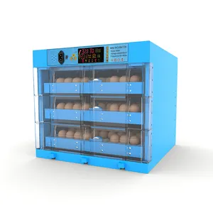 Incubatrice per uova da cova a 3 strati 192 capacità per pollame