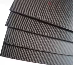 3K tấm sợi nhẹ bóng mờ đồng bằng Twill dệt bọc thép xe bảo vệ lớp hiển thị tấm Carbon - Product Image 3