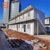 Maison conteneur pliable en forme de Z de Chine, hébergement mobile facile à assembler, 20FT/40FT, bâtiment de bureau personnalisé certifié CE