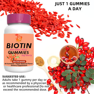 Private Label <b>Biotin</b> <b>Gummies</b> with Methylated Folatelc Vitamin B12 Help Support a Healthy Immune System Natural Herbal Supplement - Product Image 4