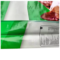 Emballage personnalisé de 20 kg et 25 kg, design de logo de haute qualité, film BOPP pour emballages de nourriture pour animaux de compagnie, sacs en plastique