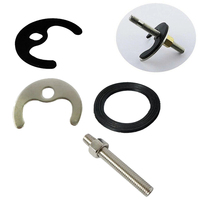Kit de montage de lavabo monobloc au design moderne kit de fixation de robinet de robinet accessoires de réparation d'évier de cuisine pour salle de bain