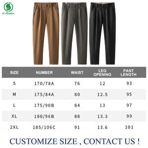 Pantaloni da uomo di lusso leggero e di alta qualità Slim Fit comodi pantaloni da sposa Casual sottili <span class=keywords><strong>in</strong></span> <span class=keywords><strong>cotone</strong></span> traspirante da uomo - Product Image 6