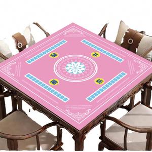 Nappe de table de mahjong en tissu à poils courts, antidérapante, durable, insonorisante, nouveau style chinois, accessoires de mahjong - Product Image 1