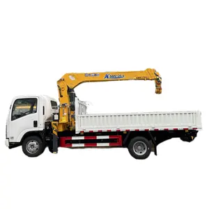 Harga produsen truk derek 5 ton eksplosif Isuzu untuk penggunaan situs konstruksi