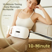 Elektrischer Heiz- und Knetmassagegürtel mit Jade-Rollen zur Bauch- und Taillenmassage, Vibrationsmassagegerät zur Gewichtsreduktion
