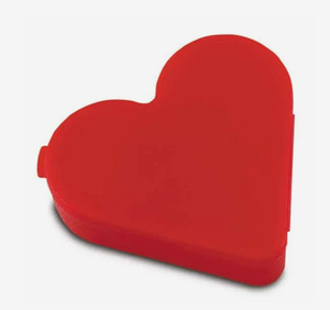Personalized Heart Shaped Pill Organizer 3 Inch Custom Logo Printing Promotional Gift for Corporate Events Giveaways