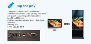 Chiosco pubblicitario LCD intelligente da pavimento, - Product Image 4
