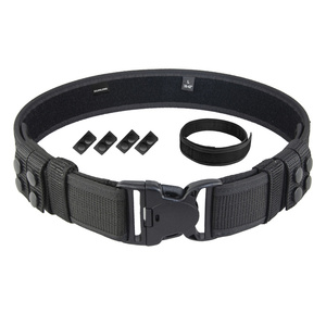 Cinturón táctico de correa de nailon ajustable Molle hebilla de liberación rápida gancho y bucle cinturón duradero Protector de seguridad al aire libre cinturón de utilidad - Product Image 1