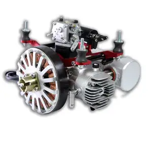 DLE70HD moteur de Drone 4,2 kw hybride refroidi à l'eau générateur d'électricité moteur à essence Kit électrique