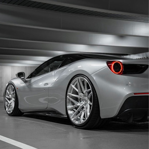 Rines de Aleación Cóncavos de Lujo Forjados Monobloque 5x114.3 5x130 Hechos a Medida para <span class=keywords><strong>Mercedes</strong></span> C8 Ferrari, Pulidos, de 16, 20, 24 y 26 Pulgadas - Product Image 5