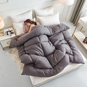Couette matelassée douce personnalisée en microfibre hypoallergénique, vente en gros directe d'usine, literie d'hôtel - Product Image 5