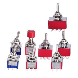 Interruptor basculante de 16 mm SPST 250V 5A con terminal de pin, encendido/apagado - Product Image 4