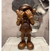 Personnage de dessin animé personnalisé sculpture artisanale en bois Pinocao figurine ornements pour la décoration