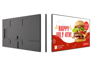 Ultraflacher Wandmontierter 43-Zoll-Vollfarbiger LCD Digital Signage mit 1 Jahr Garantie für Geschäftsförderung, Medizinische Behandlung, Ausstellungshalle - Product Image 6