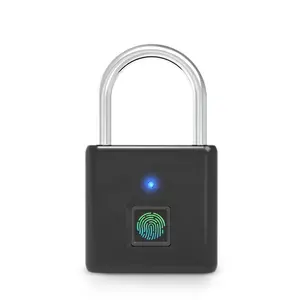 Smart Vingerafdruk Outdoor Biometrische Intelligente Hotel Digitale Slimme Lock Elektronische Bagage Hangsloten Vingerafdruk Smart Hangslot