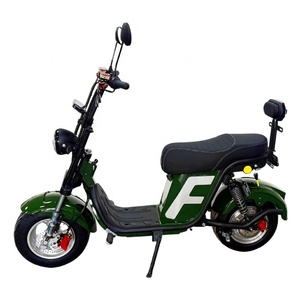 Hot Selling Brazil Electric Motorcycles 10 Inch Fat Tire 1000W Speed 32km/h Citycoco 60V Lithium Battery Electric Scooter Adults - Product Image 6