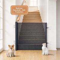 Barrière rétractable automatique pour animaux de compagnie, clôture en tissu, porte de séparation, filet d'isolation anti-chats, Zhejiang