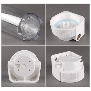 Botella de filtro transparente de 10 pulgadas, prefiltro de una sola etapa, recipiente de algodón PP con conector de cobre para purificador de agua - Product Image 4