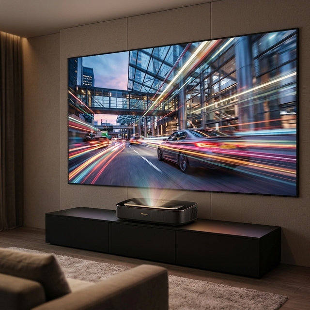 Hisense 300X Laser TV Full-Color Laser Ultra-Short-Throw Projector 4K Ultra-High-Definition Home Theater 100-inch Living