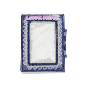 Album Kpop Porte-cartes à photographier transparent, style amour, creux, classeur de cartes à photographes kpop, mini albums photo instax en PVC personnalisés - Product Image 2