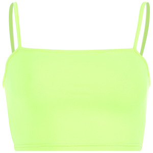 Europeo americano Primavera Verano <span class=keywords><strong>Aliexpress</strong></span> <span class=keywords><strong>mujer</strong></span> nueva moda verde fluorescente Sexy frente corto Anti-Pilling espalda descubierta - Product Image 4