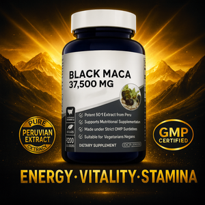 Kapsul Maca Hitam Premium 100% Ekstrak Maca Peru Murni, Suplemen Peningkat Energi, Stamina & Vitalitas untuk Pria - Product Image 3