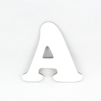Lettres murales vierges modernes et écologiques pour sublimation, en MDF, tableau blanc personnalisable, ornement suspendu pour la maison et le bureau