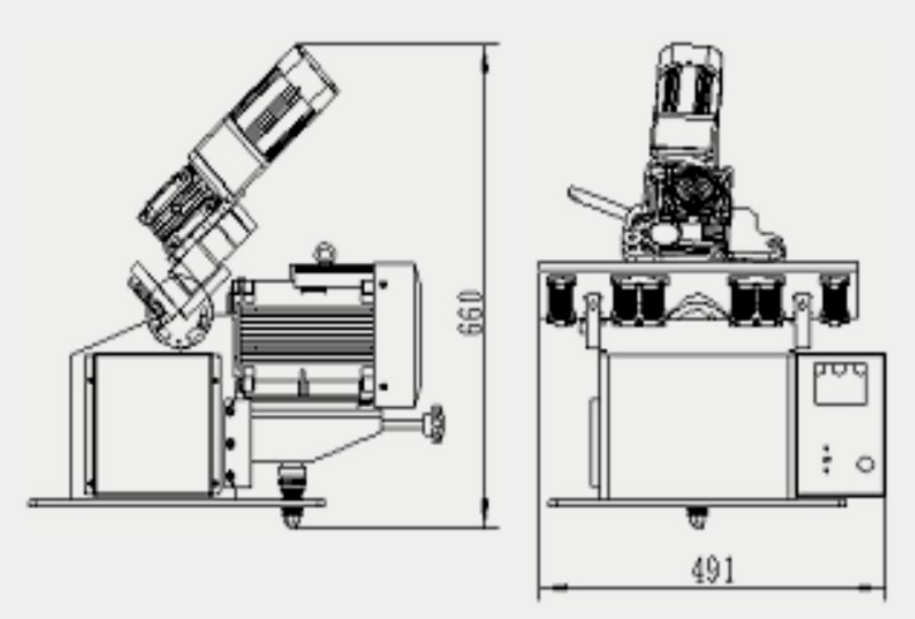 Small Acrylic Sheet Plate Beveling Machine 50HZ Automatic Feed