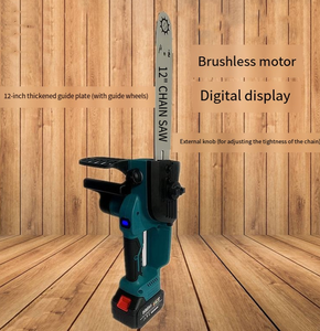 Motosega Elettrica da 12 Pollici Senza Spazzole con Display Digitale, Alta Potenza, <span class=keywords><strong>per</strong></span> Abbattimento e <span class=keywords><strong>Potatura</strong></span> - Product Image 3