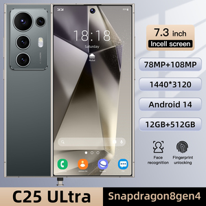 Teléfono Inteligente Android 5G 2026 de Bajo Precio, C25 Ultra, Pantalla Grande de 7.3 Pulgadas, 12GB+512GB de Gran Almacenamiento, Doble SIM - Product Image 2