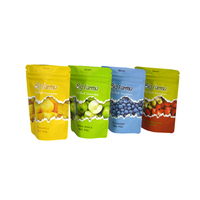 Pochettes debout personnalisées imprimées pochettes en plastique transparent recyclables pour l'emballage des aliments congelés avec gravure impression logo
