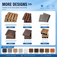 Panneau mural extérieur HALONG en WPC pour bardage extérieur, panneau composite bois-plastique, imperméable, résistant aux UV