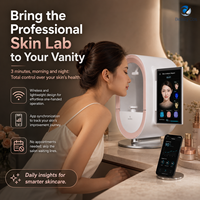 Analizador de Piel Comercial 3D con IA de 40 Millones de Píxeles, Pantalla Táctil de 7 Pulgadas para Análisis de Rostro, Cabeza y Labios, con WiFi/Bluetooth
