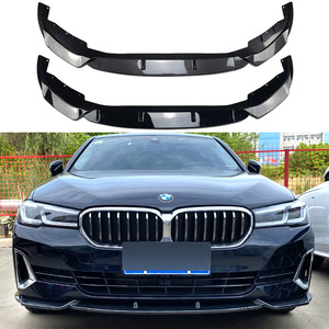 Bmw Front Bumper Lip Splitter Carbon Fiber Texture G30 G31 2021+ 520i 525i 530i Amp Z - Product Image 1
