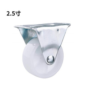 Small White 1/1.5/2/2.5/3/4 Inch PP Plastic Sliding Door <strong>Caster</strong> Wheels for Carrying Equipment - Product Image 3