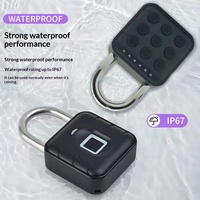 Cadenas intelligent sans fil Tuya étanche personnalisé en usine, à prix abordable, avec contrôle par application et lecteur d'empreintes digitales