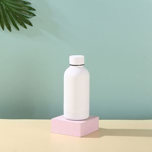 <b>Hot</b> Sales 350ml Double Wall Stainless Steel Vacuum <b>Flask</b> Rubberized with Customized Logo Wholesale Promotion Water Bottle - Product Image 2