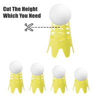 T-shirts de simulateur de golf pour la pratique Tees de tapis de golf pour le gazon d'hiver et le practise Tee de golf en plastique