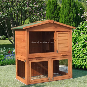 Muebles de lujo modernos para mascotas, conejera de madera maciza y casa para gatos para animales pequeños, elegante jaula para mascotas - Product Image 2