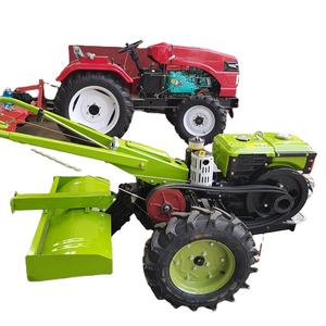 2025 nuevo AG China cultivo granja equipo <span class=keywords><strong>Rotovator</strong></span> campo <span class=keywords><strong>pequeño</strong></span> Mini potencia timón mano <span class=keywords><strong>Tractor</strong></span> 2wd <span class=keywords><strong>Tractor</strong></span> 5hp 7hp cultivador - Product Image 3