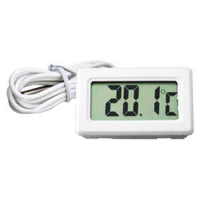 Kỹ thuật số Aquarium tủ lạnh tủ đông nhiệt độ nướ<span class=keywords><strong>c</strong></span> Meter Nhiệt kế Celsius Fahrenheit hiển thị tùy chỉnh OEM nhựa Pin - Product Image 2