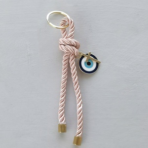 5mm丸編みストリングマルチカラー光沢のあるソフトロープ3ストランドツイストポリエステルコードDIYブレスレットネックレス装飾用 - Product Image 6