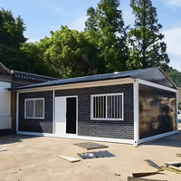 Villa préfabriquée modulaire personnalisée XH, maison avec salle de bain, douche, armoires de cuisine, maison préfabriquée moderne, panneaux sandwich en acier