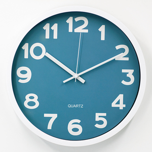 Promotional Gift 12 Inch Round Home Wall <strong>Clock</strong> <strong>Sweep</strong> <strong>Movement</strong> Non Ticking Silent Modern Metal Wall <strong>Clock</strong> - Product Image 6